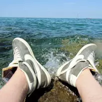 summer postcards 2017 - bathing Nikes